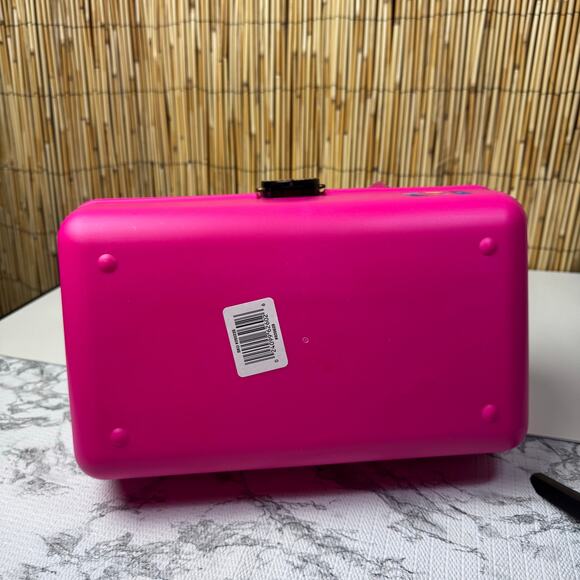 Vintage Caboodles Pink Cosmetic Case 90s Makeup Organizer Slide Trays - Picture 6 of 9